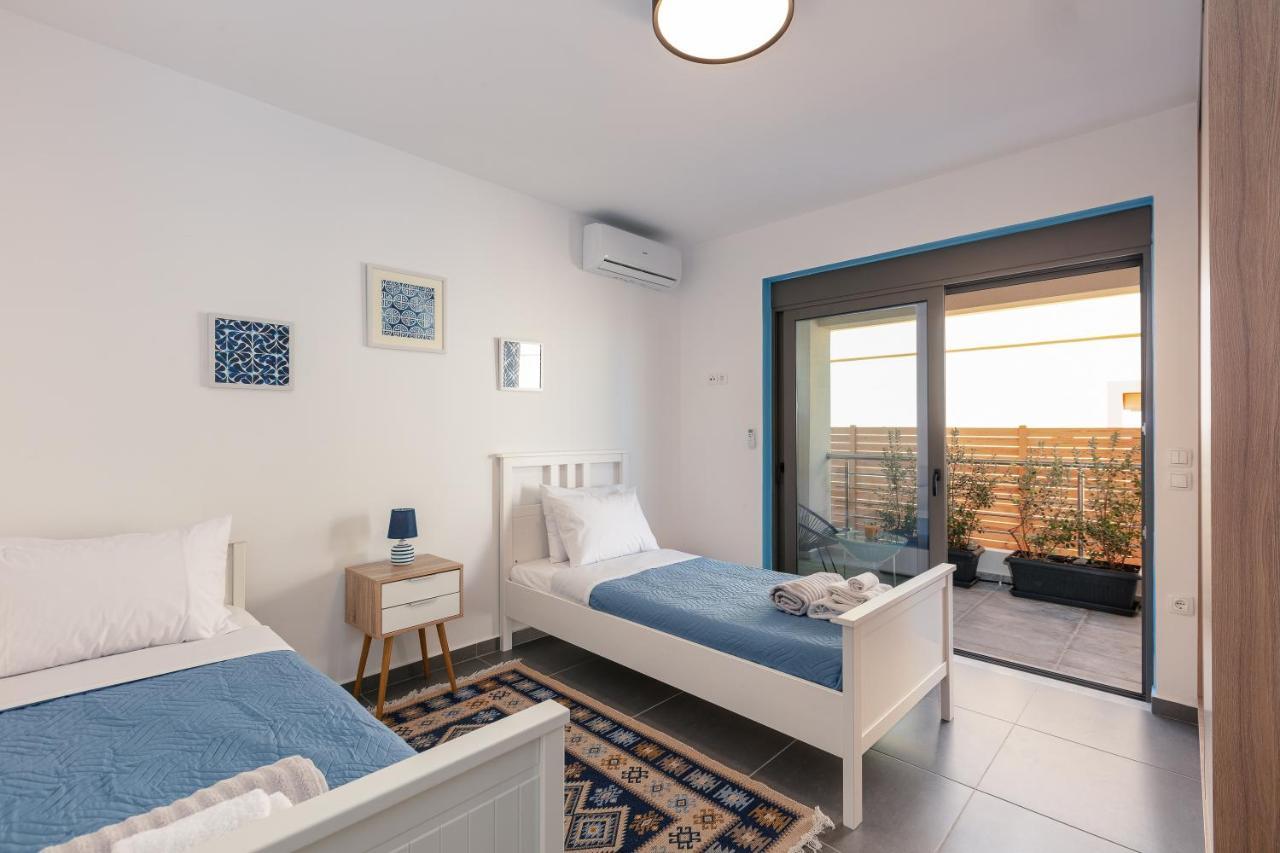 Greek Sky - New Modern Apartment With Shared Pool Tavronitis Extérieur photo